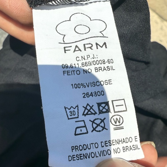 FARM Rio Black Halter Minidress w/Keyhole Neckline / S / Excellent condition - Picture 12 of 12